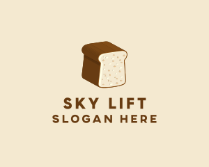 Wheat Bread Loaf  logo design