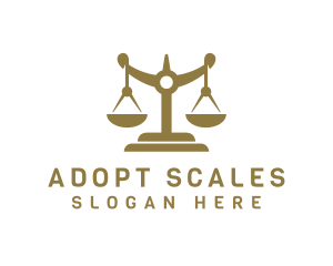 Legal Weighing Scale logo design