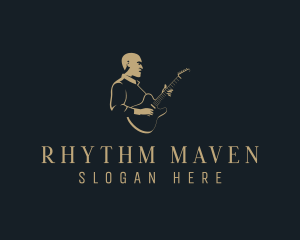 Musician Guitar Instrument  logo