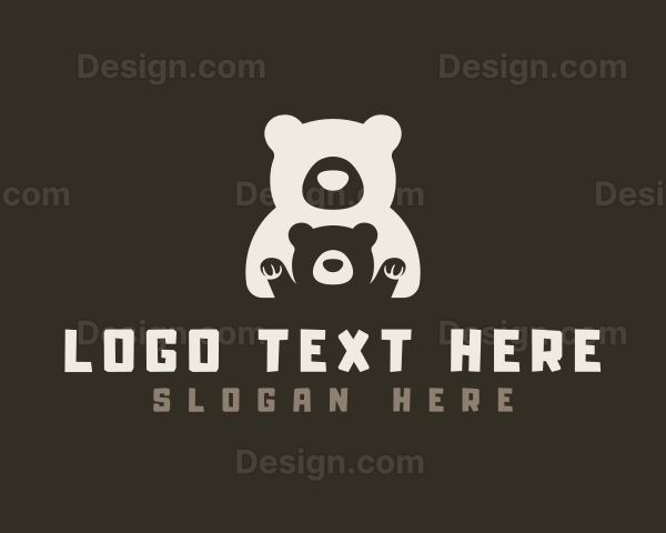 Grizzly Teddy Bear Logo