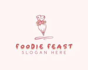 Icing Piping Bag logo design