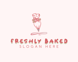 Icing Piping Bag logo design