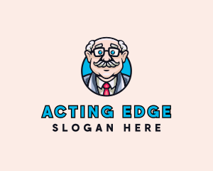 Old Bald Man logo design