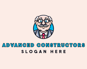 Old Bald Man logo design