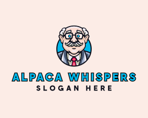 Old Bald Man logo design