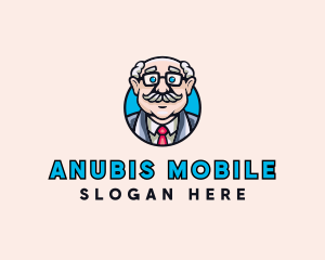 Old Bald Man logo design