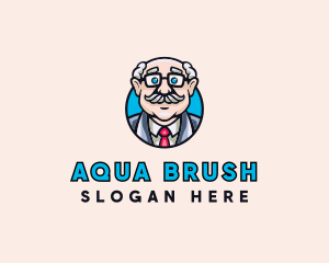 Old Bald Man logo design