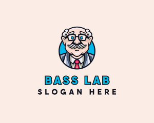 Old Bald Man logo design