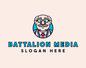 Old Bald Man logo design