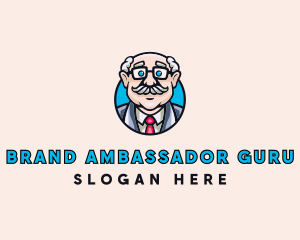 Old Bald Man logo design