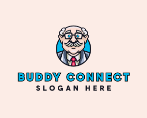 Old Bald Man logo design