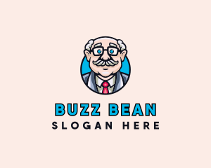 Old Bald Man logo design