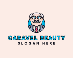 Old Bald Man logo design