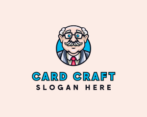 Old Bald Man logo design