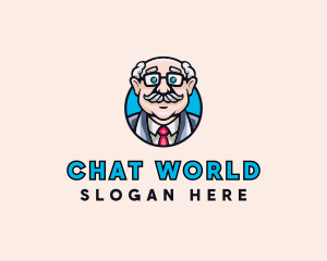 Old Bald Man logo design