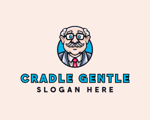 Old Bald Man logo design