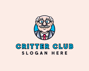 Old Bald Man logo design