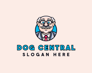 Old Bald Man logo design