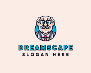 Old Bald Man logo design