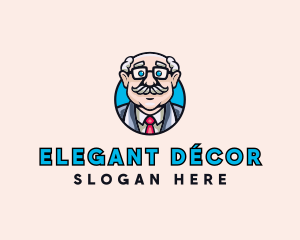 Old Bald Man logo design