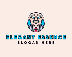 Old Bald Man logo design