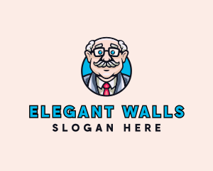 Old Bald Man logo design