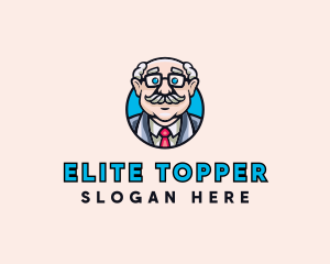 Old Bald Man logo design