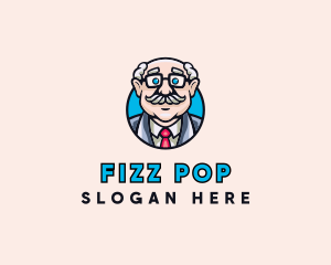 Old Bald Man logo design