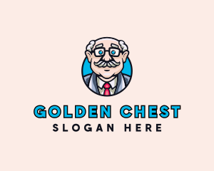 Old Bald Man logo design