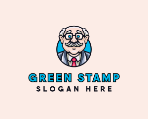 Old Bald Man logo design