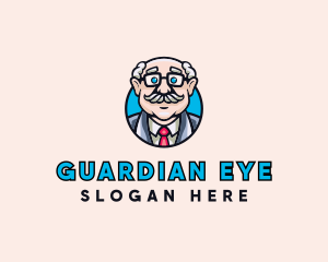 Old Bald Man logo design