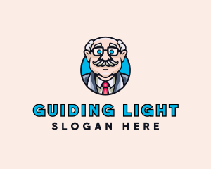 Old Bald Man logo design