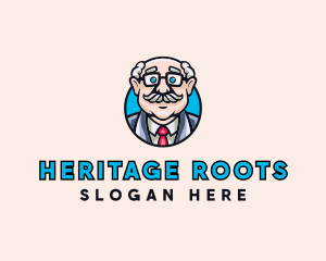 Old Bald Man logo design