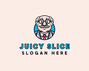 Old Bald Man logo design