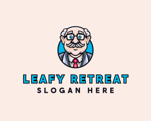 Old Bald Man logo design