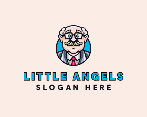 Old Bald Man logo design