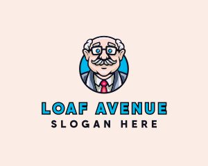 Old Bald Man logo design