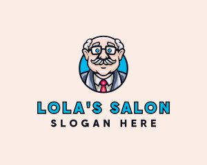 Old Bald Man logo design