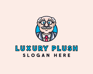 Old Bald Man logo design