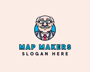 Old Bald Man logo design