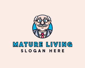 Old Bald Man logo design