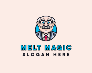 Old Bald Man logo design