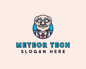 Old Bald Man logo design