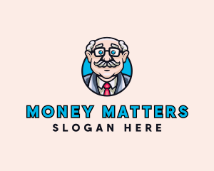 Old Bald Man logo design