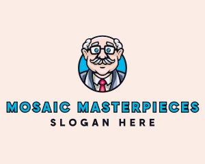 Old Bald Man logo design