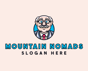 Old Bald Man logo design