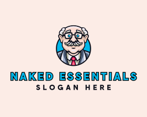 Old Bald Man logo design