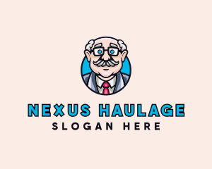 Old Bald Man logo design