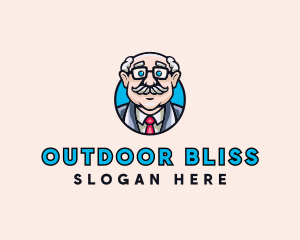 Old Bald Man logo design