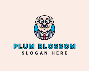 Old Bald Man logo design